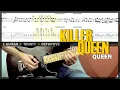 Download Lagu Killer Queen | Guitar Cover Tab | Guitar Solo Lesson | Backing Track with Vocals 🎸 QUEEN