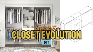 Closet Track Detailed Installation Step-By-Step