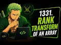 LeetCode 1331 Rank Transform of an Array Easy C Solution Sorting HashMap Explained