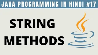 Java String Methods with Examples - Tutorial