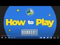 How to Play NUMBERS