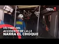 Download Lagu Víctima del choque en la línea 3 del metro narra cómo fue el accidente