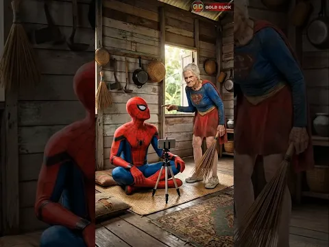 Grandma and Spiderman on a cooking oil hunting trip🔥 #shorts #spiderman #tungtungtungsahur
