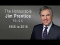 State memorial for former Alberta Premier Jim Prentice