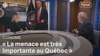 Jean Charest s'inquiète de l'effet des tarifs douaniers sur les emplois | 24•60