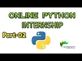 Python Part 2 Internship