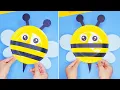DIY Plastic Plate Bumble Bee Paper Plate Bee Craft For Kids Easy Crafts from Recycled