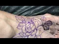 Mastering the Whip Shading Technique for Exquisite Flower Tattoos