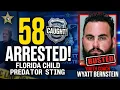 58 Arrested in Florida Child Predator Sting Operation Bad Habits Press Conference