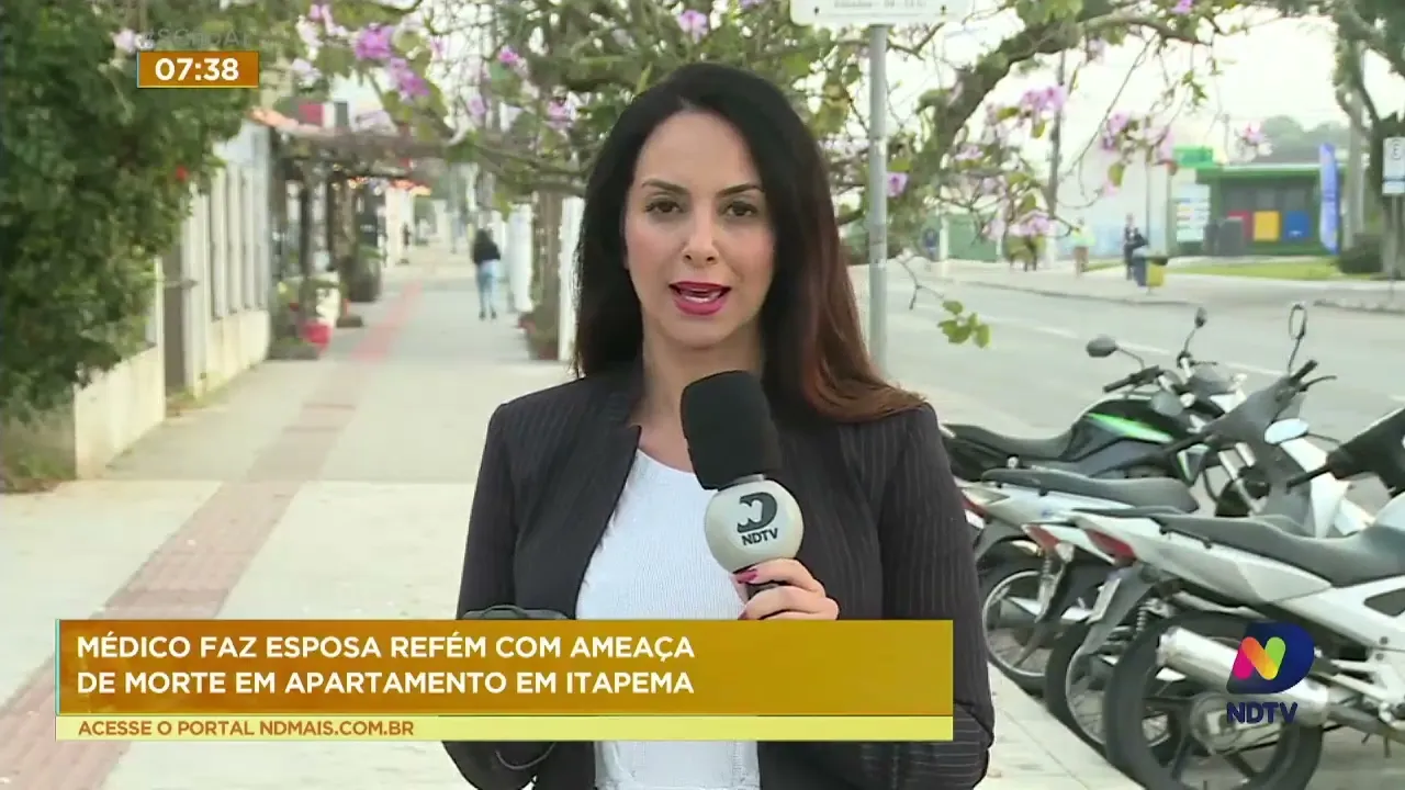 Itapema: Mulher é ameaçada de morte e fica refém dentro de apartamento pelo marido