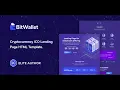 BitWallet - Cryptocurrency ICO Landing Page HTML Template Themeforest Website Templates and Themes
