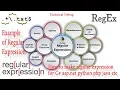 Example of regular expression - How to make regular expression for C asp net python java etc