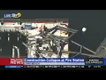 Four people injured after a construction collapse in Long Beach