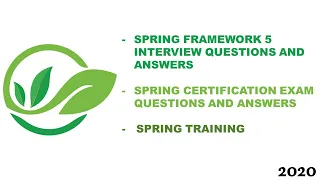 VMware Spring Professional Interview Questions and Answers Spring Certification Exam