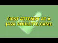 First attempt at a Java Roulette Game