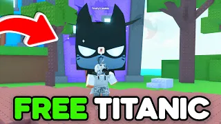 how i got a titanic for free in pet simulator 99 