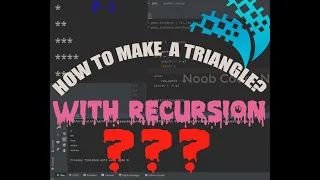 How to make a pattern with Recursion Triangle with Python