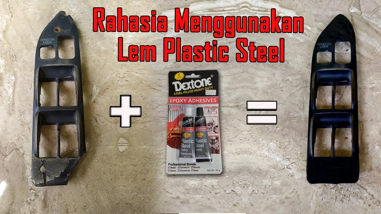 Memperbaiki Gelas Kaca - Dextone Epoxy Rapid 5 Minutes