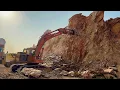 How to Break a Hill with an Excavator Machine! #excavators #stonemachinery/ tiếng gọi vùng cao #jcb 