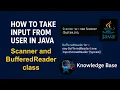 Java User Input Tutorial Scanner vs BufferedReader Explained with Examples knowledgebase2612