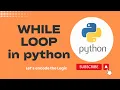While loop in python Introduction to loops Infinite Loop Python Tutorials for Beginners