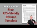FREE ATS-Friendly Resume Template and instructions on how to use it