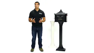 The Callaway Adjustable Mailbox Post