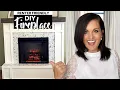 You Can DIY This Renter Friendly Electric Fireplace