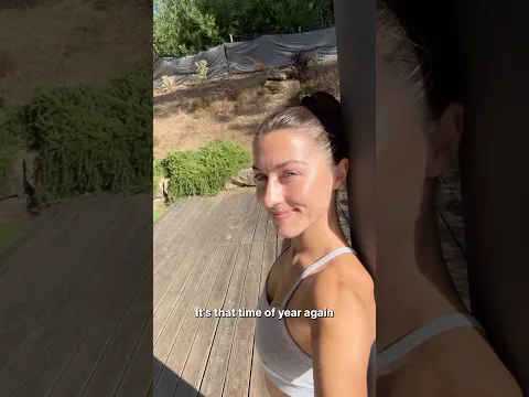 Filming the next 30-day yoga challenge has begun