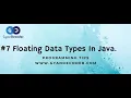 Floating Type Data Type