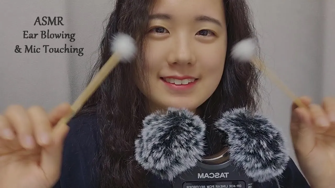 ASMR Ear Blowing & Mic Touching with Fluffy Earpick (No Talking, 2Hr) ASMR Ear Blowing & Mic Touching with Fluffy Earpick (No Talking, 2Hr)