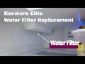 How to Change Filters on Kenmore Elite and some LG Refrigerator