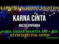 Download Lagu KARNA CINTA | GREZIA EPIPHANIA | KARAOKE LAGU NATAL | NADA WANITA DO =BES