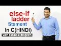 Else if Ladder Statement in C HINDI