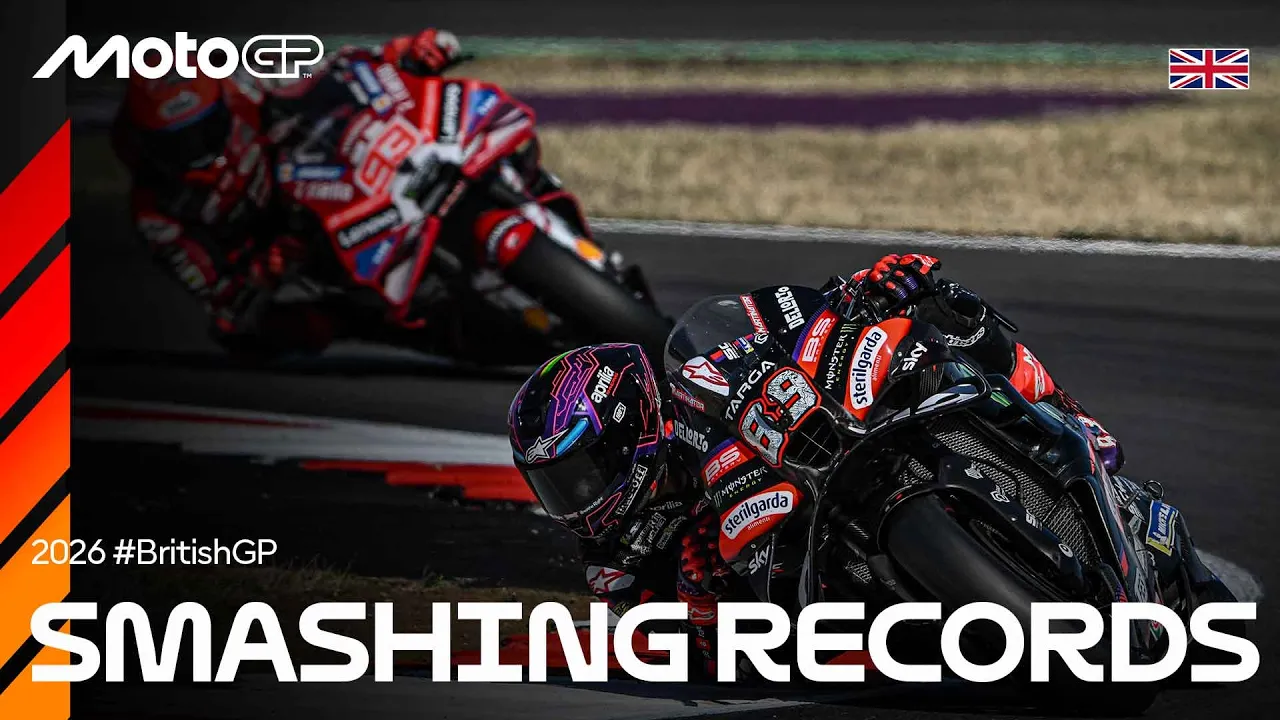 Destroying lap records in the last 5 mins of MotoGP Practice 💣 | 2026 British GP