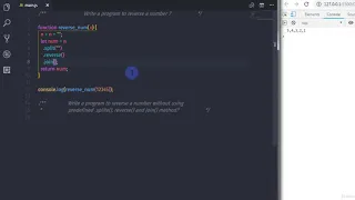 How to calculate Reverse Number Using JavaScript Programming JavaScript Course Learn js