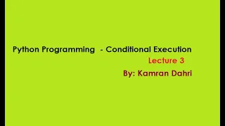 4 - Python Programming
