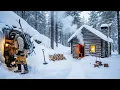 Lagu Winter Bushcraft Adventure Cave Exploration \u0026 Restoring an Old Cabin in Deep Snow ❄️🔥