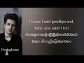Charlie Puth - Cheating on you | Myanmar subtitles ( Lyrics )