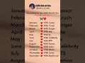 Lagu According To Your Birth Month You Will Be Married #shorts #love #marriage #ytshorts