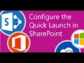 Day 211 Configure Quick Launch and Navigation Elements in SharePoint Part 6