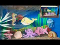 Aquarium for School Project Diy 3D CRAFT How To Make an Aqarium Box DIY art craft s