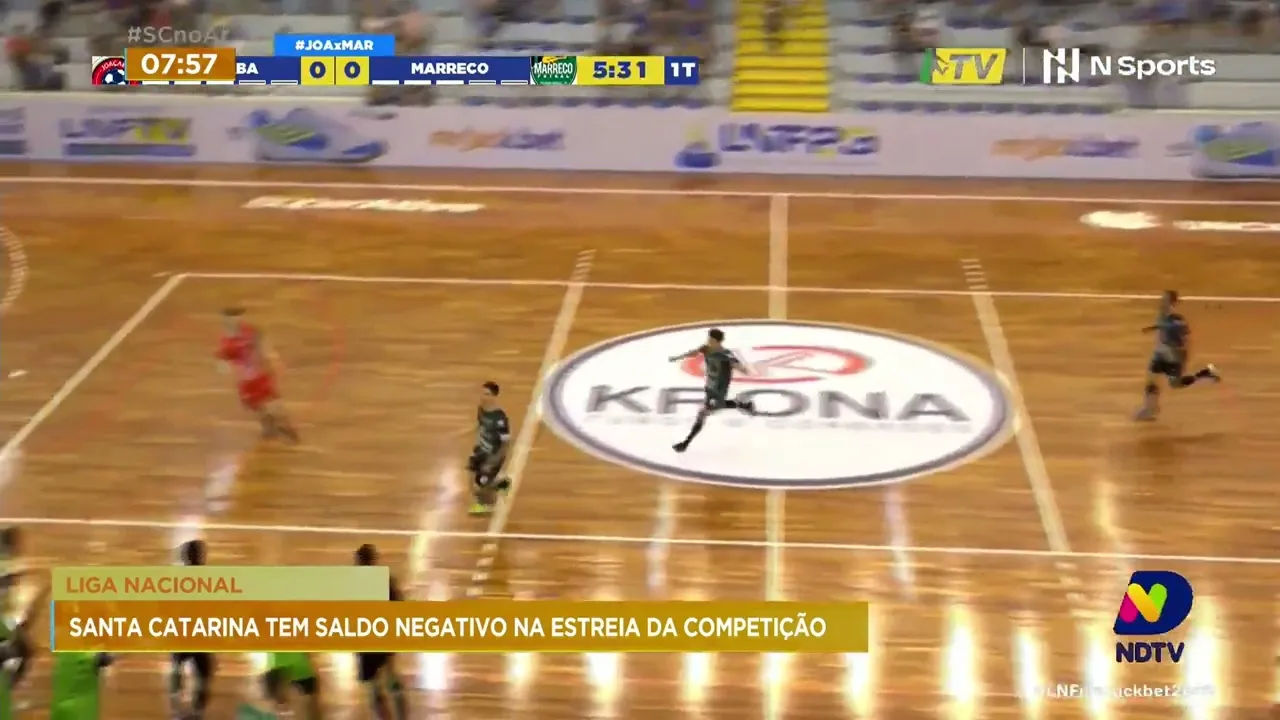 SC estreia na competição da Liga Nacional de Futsal com saldo negativo