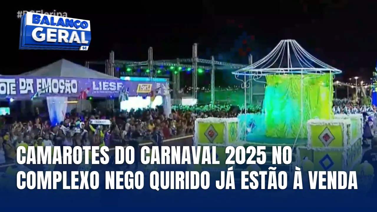 Vendas abertas para os camarotes do Carnaval 2025 em Florianópolis