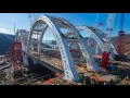 Download Lagu Hoe een stalen boogbrug van 1.000 ton in recordtijd werd gebouwd. Volledige documentaire over meg...