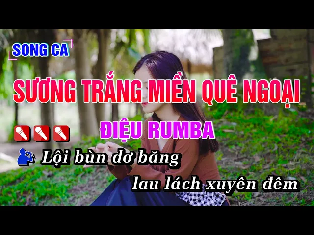 [ Karaoke ] Sương Trắng Miền Quê Ngoại Song Ca || Kim Hạnh Karaoke