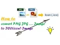 How to convert jpg and png image to ico icon image