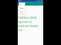 How To Create Toolbar With Spinner in Android Studio 3 0