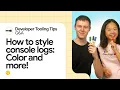 How to style console logs Color and more