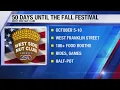 50 days until 2026 Fall Festival